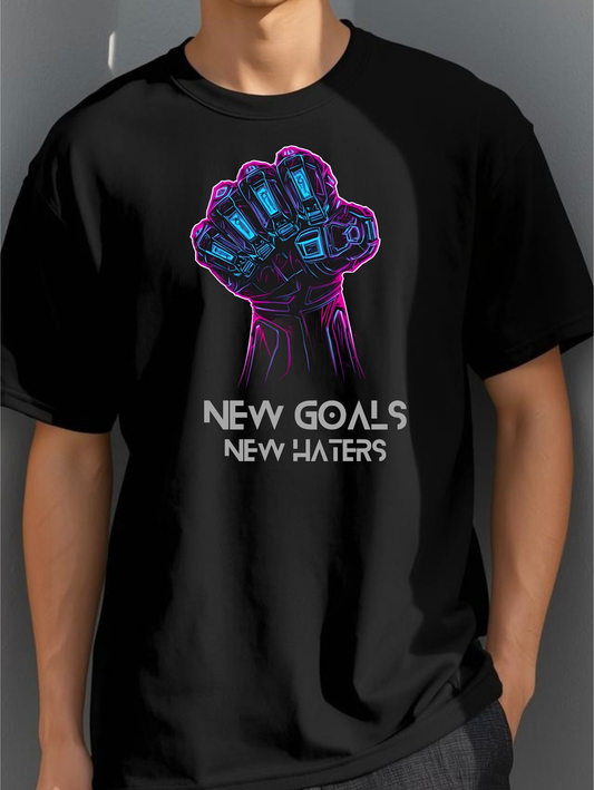 New Goals Unisex Terry Oversized Tshirt