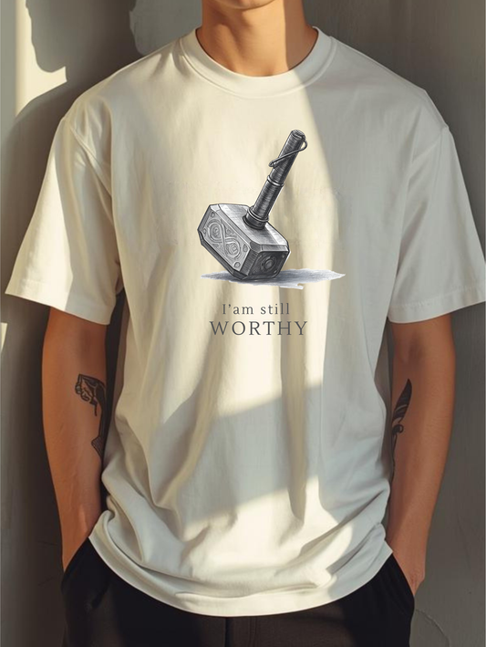 Still worthy Unisex Terry Oversized Tee