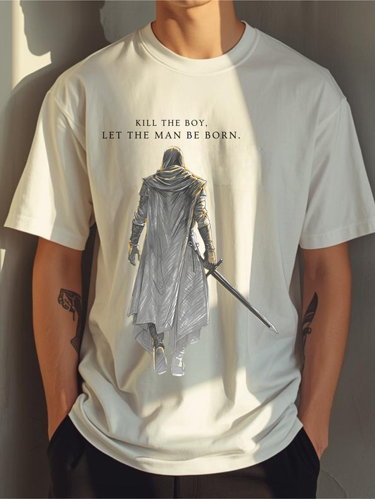 The man Unisex Terry Oversized Tshirt