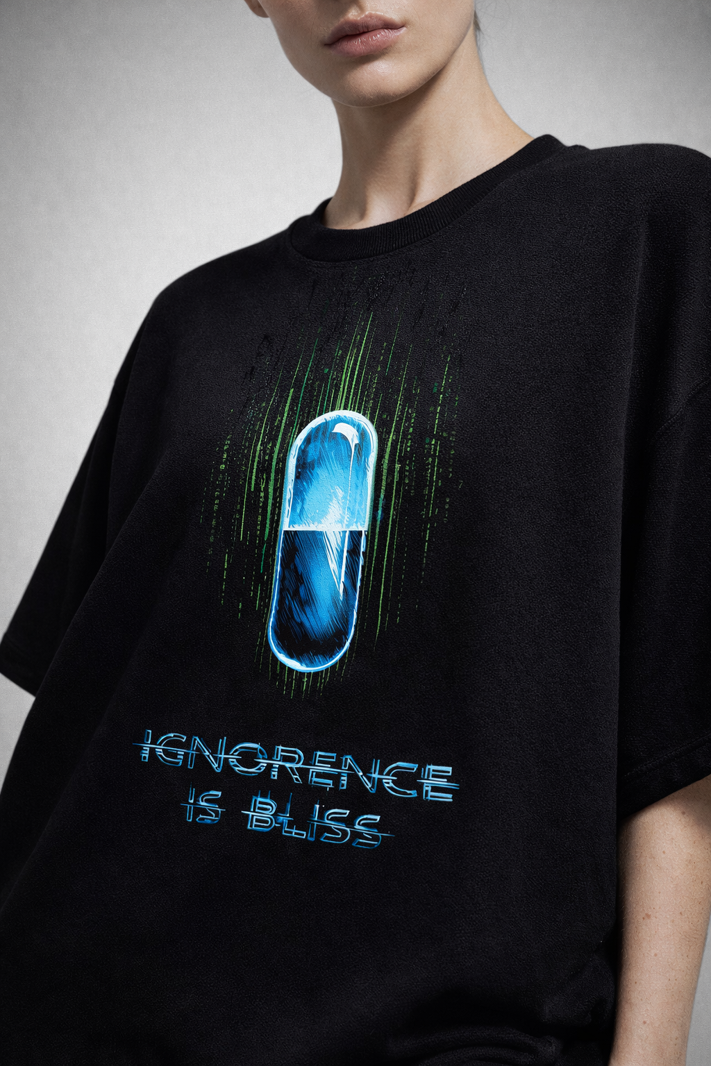 Ignorance Unisex Terry Oversized Tee