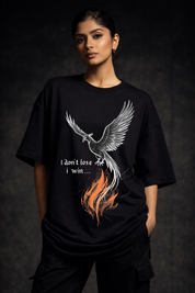 I Win Unisex Oversized Terry T-Shirt