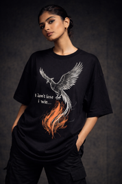 I Win Unisex Oversized Terry T-Shirt