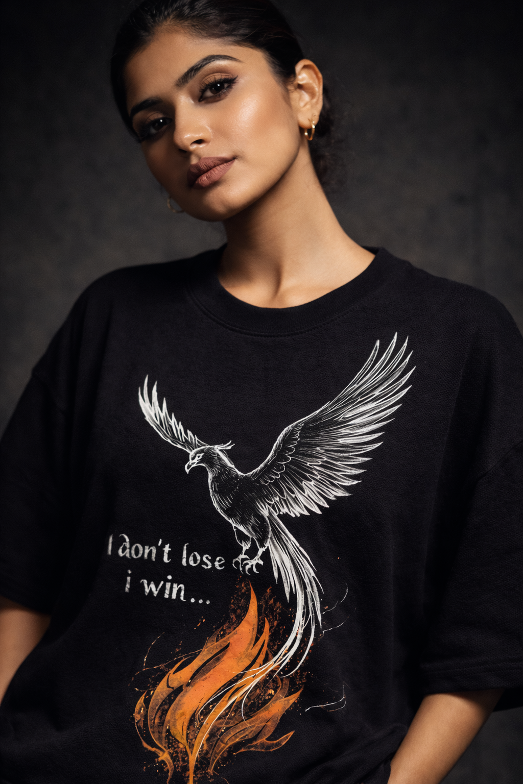 I Win Unisex Oversized Terry T-Shirt