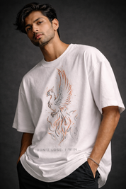 I win Unisex Terry Oversized Tee