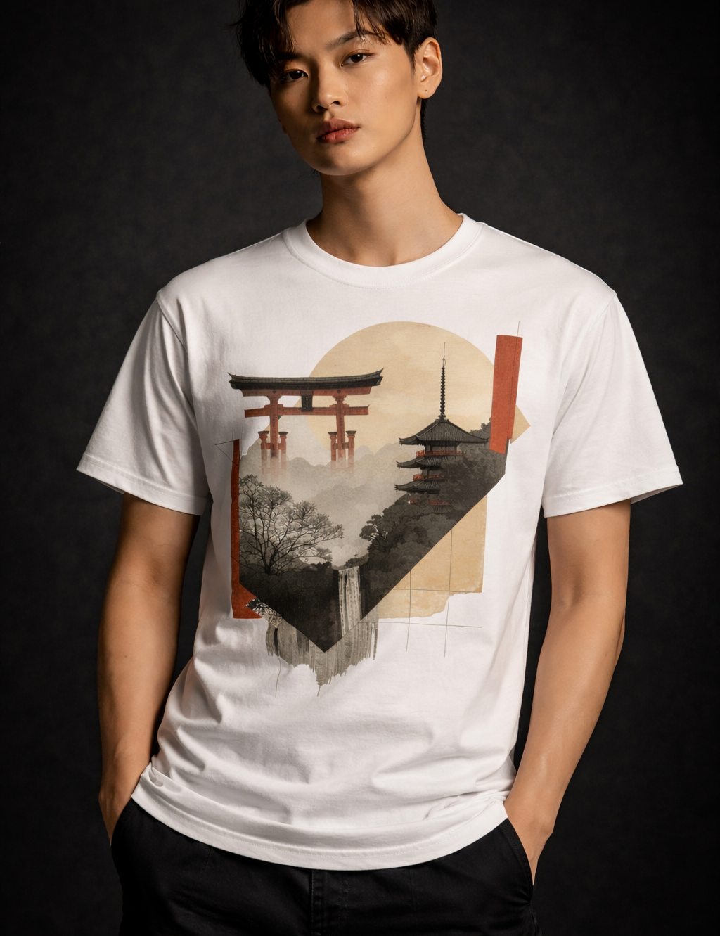 Japan asthetic Unisex Stretch T-shirt