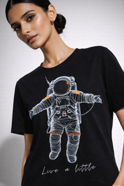 Live a little Unisex Stretch T-shirt