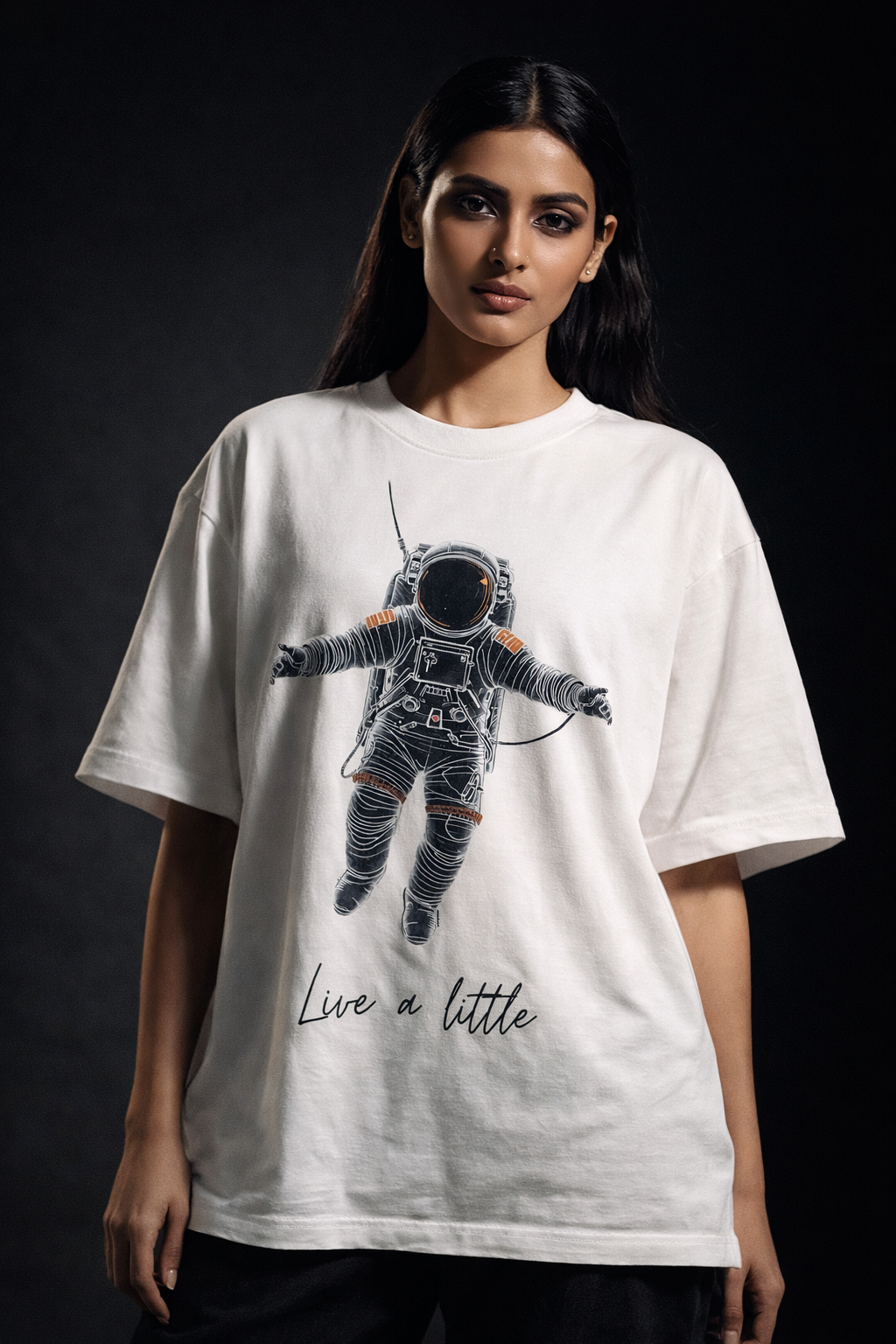 Live a little Unisex Terry Oversized Tee