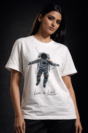Live a little Unisex Stretch T-shirt