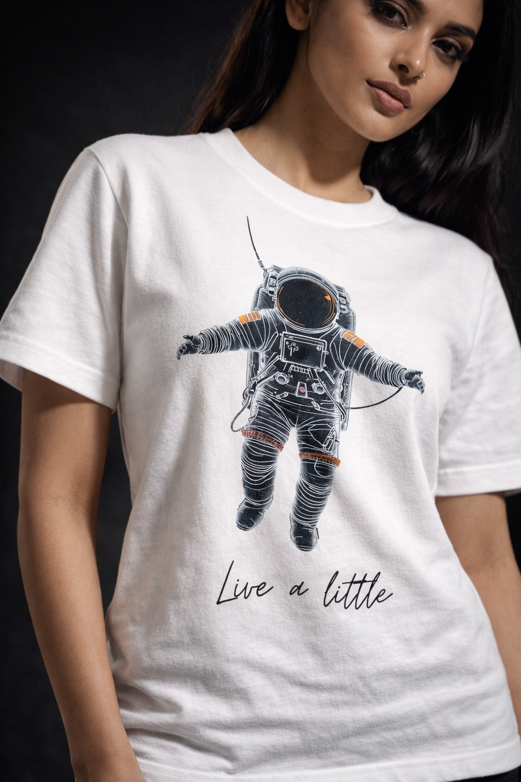 Live a little Unisex Stretch T-shirt