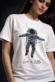 Live a little Unisex Stretch T-shirt