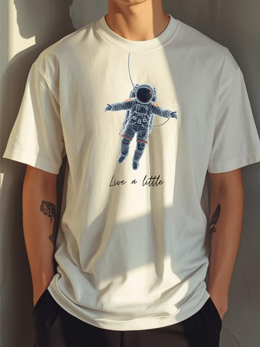 Live a little Unisex Terry Oversized Tee