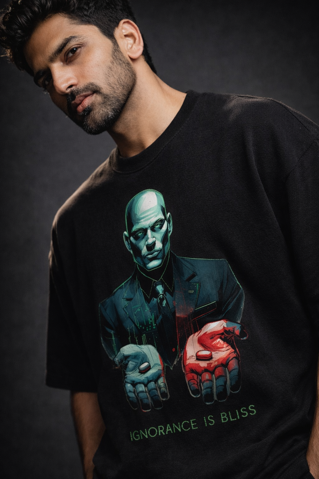 Matrix Unisex Terry Oversized Tee