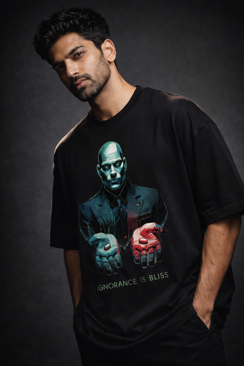 Matrix Unisex Terry Oversized Tee