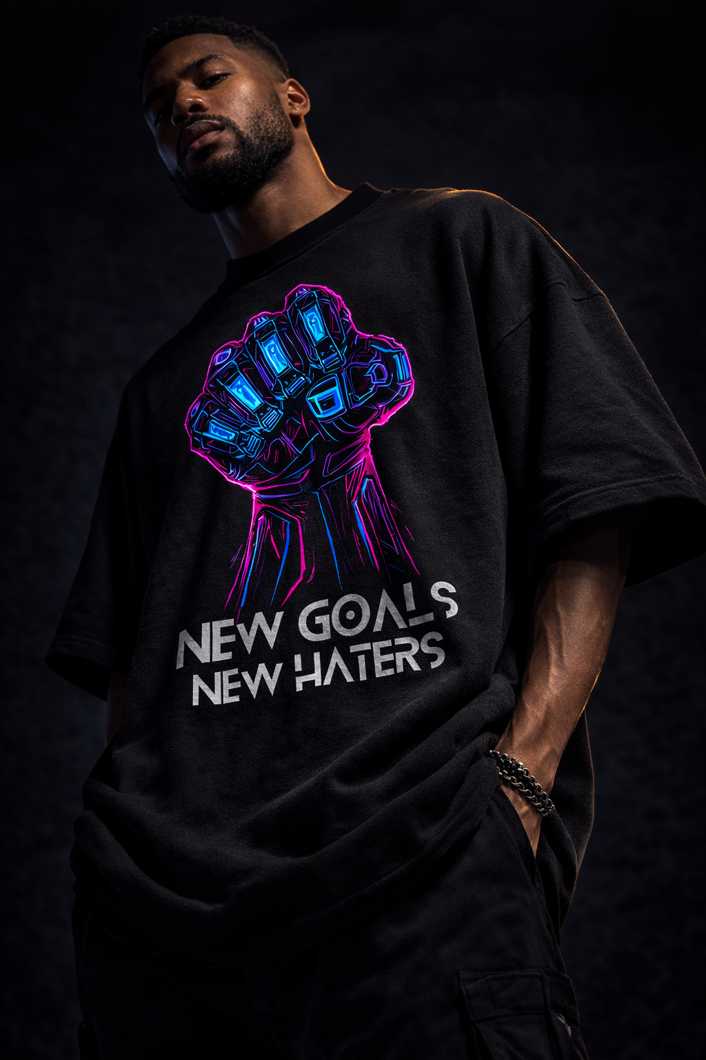 New Goals Unisex Terry Oversized Tshirt