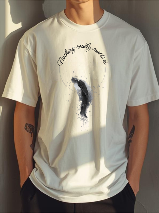 Nothing matters Unisex Terry Oversized Tee