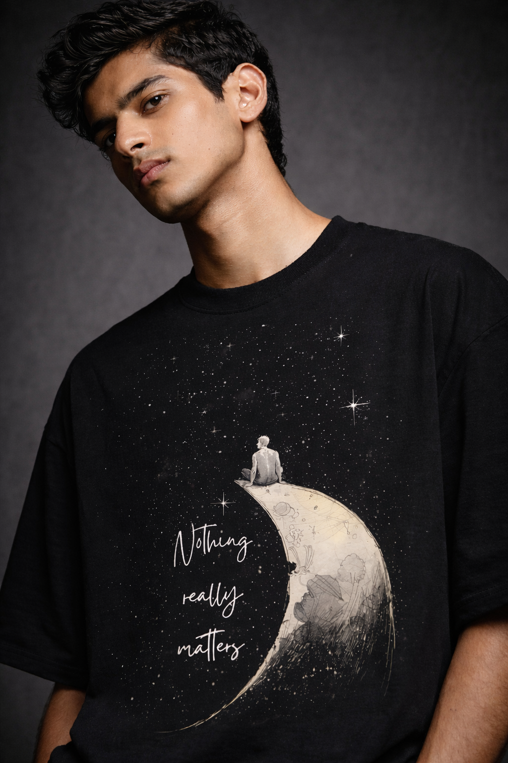 Nothing matters Unisex Terry Oversized Tee