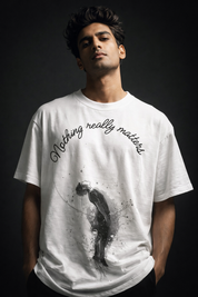 Nothing matters Unisex Terry Oversized Tee