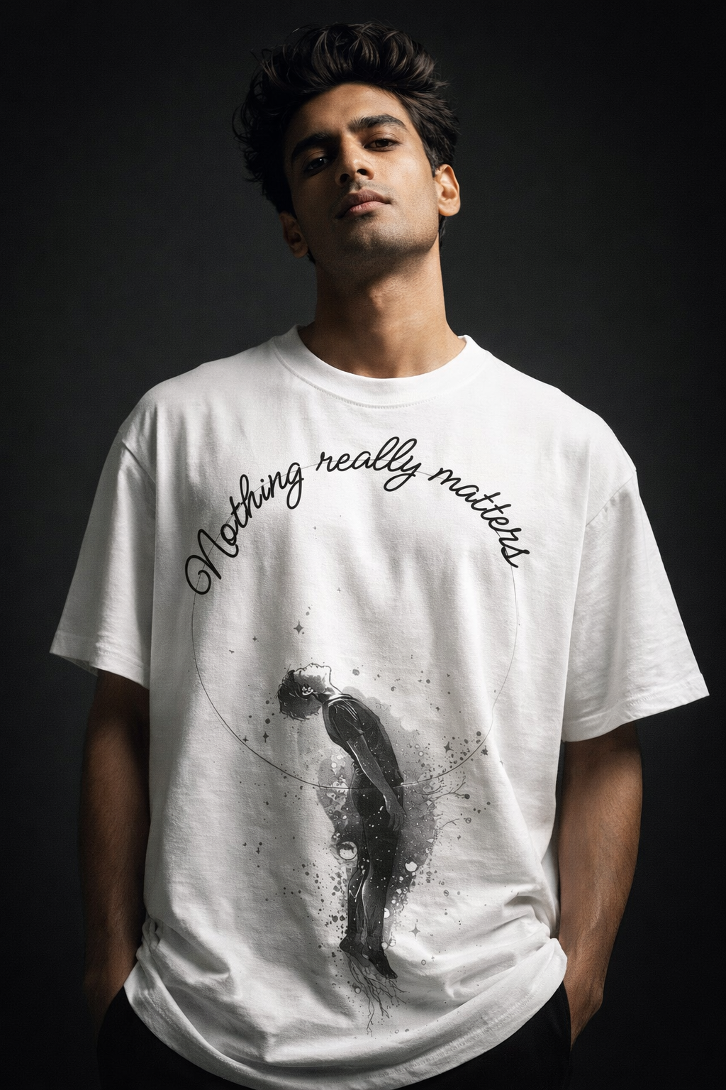 Nothing matters Unisex Terry Oversized Tee