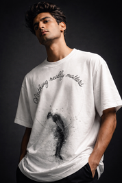Nothing matters Unisex Terry Oversized Tee