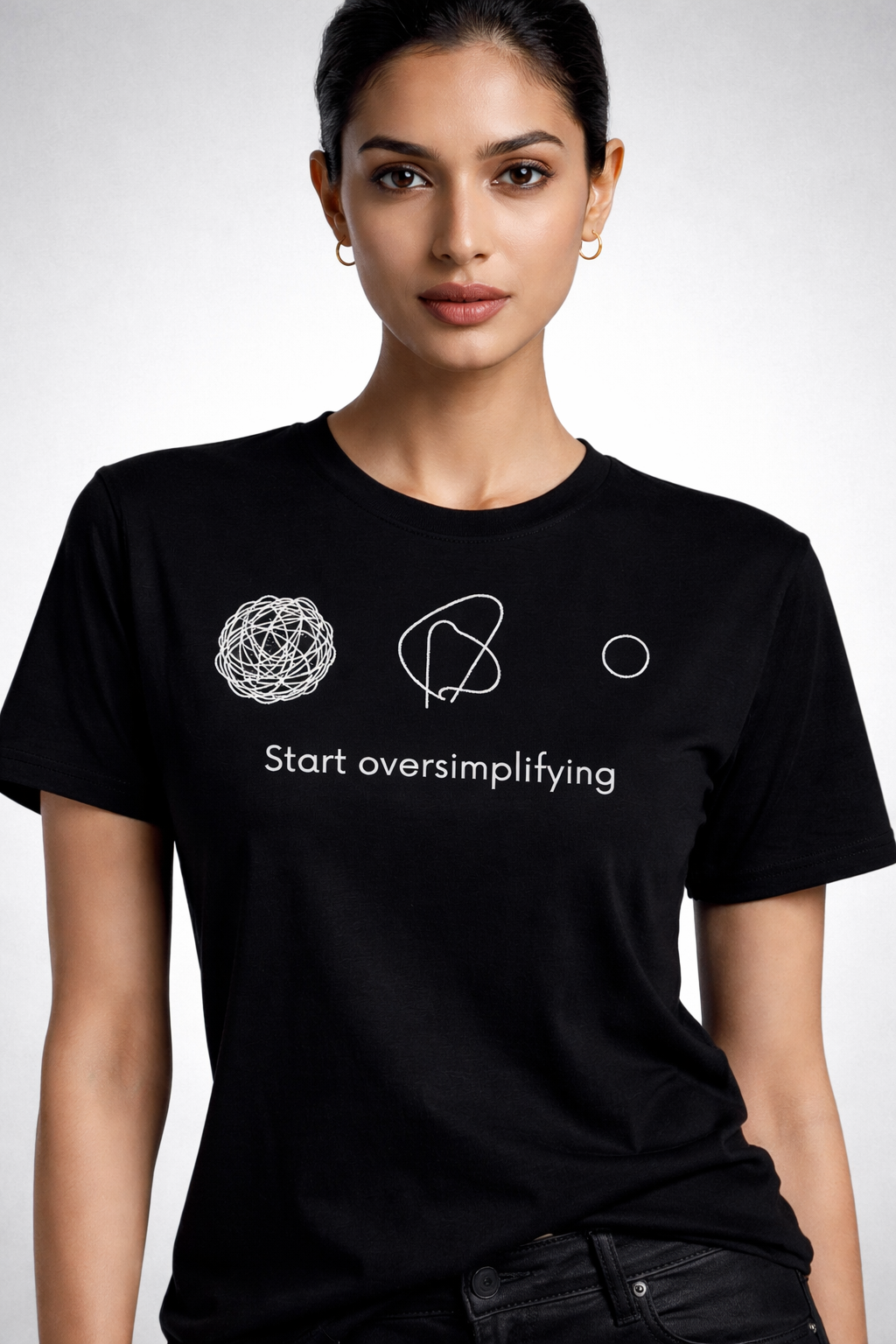 Oversimplifying Unisex Stretch T-shirt