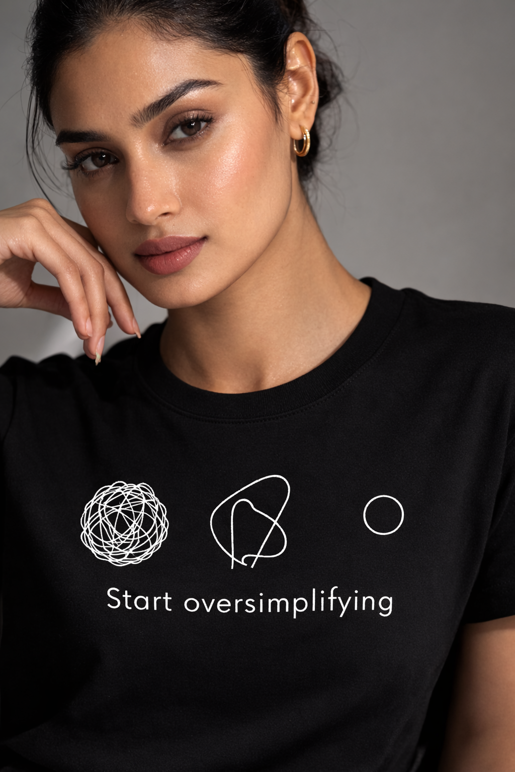 Oversimplifying Unisex Stretch T-shirt