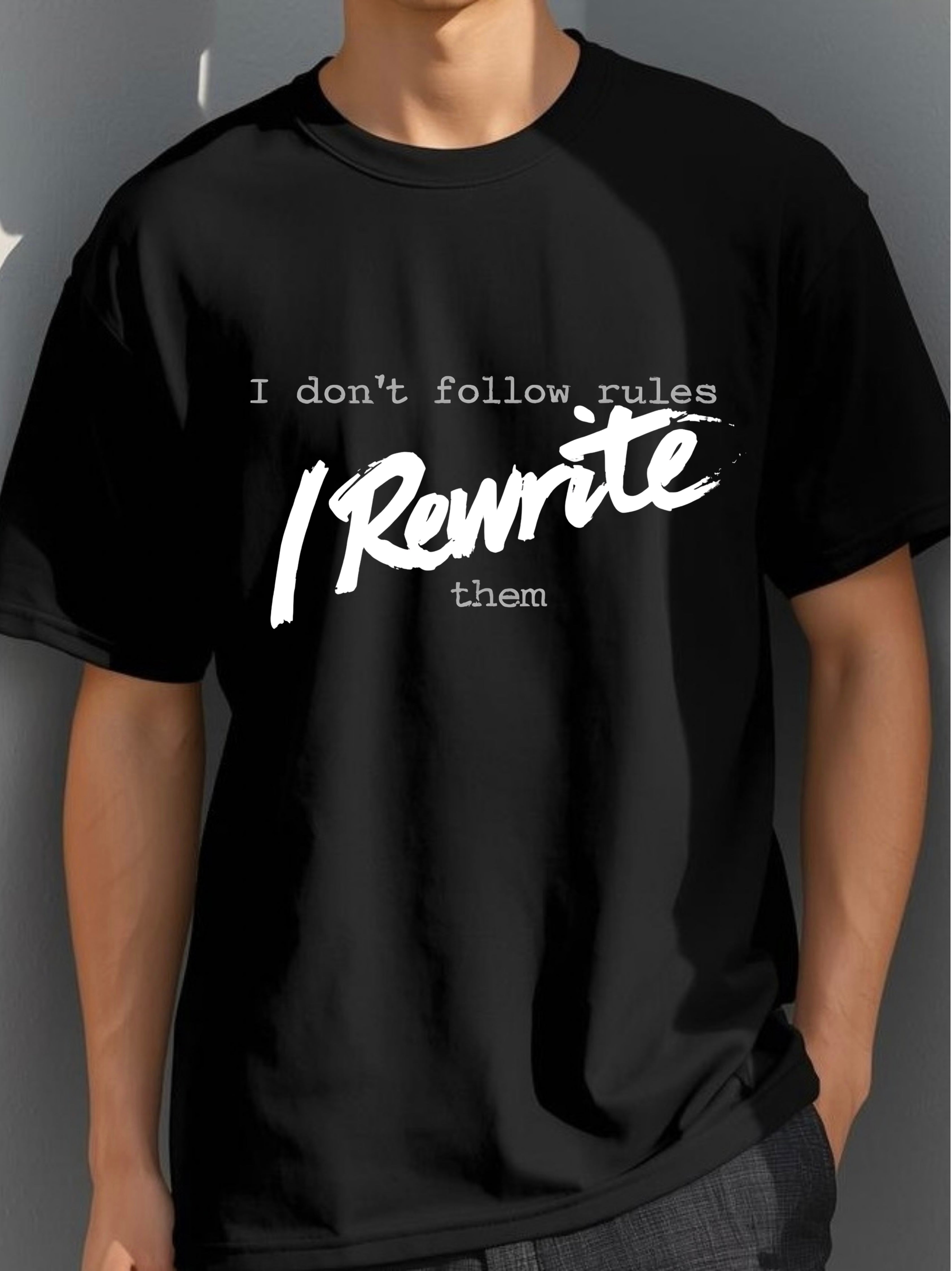 Rewrite rules Unisex Terry Oversized tshirt