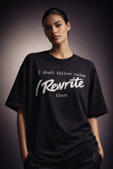 Rewrite rules Unisex Terry Oversized tshirt