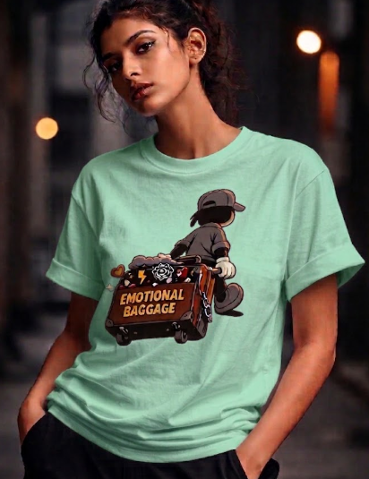 Emotional baggage Unisex Stretch T-shirt