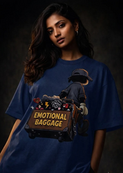 Emotional baggage Unisex Terry Oversized Tee