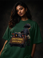Emotional baggage Unisex Terry Oversized Tee