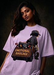 Emotional baggage Unisex Terry Oversized Tee