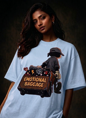 Emotional baggage Unisex Terry Oversized Tee