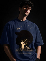 Grave of fireflies Unisex Terry Oversized Tee