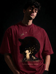 Grave of fireflies Unisex Terry Oversized Tee