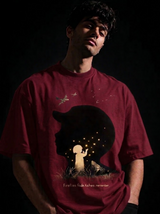 Grave of fireflies Unisex Terry Oversized Tee