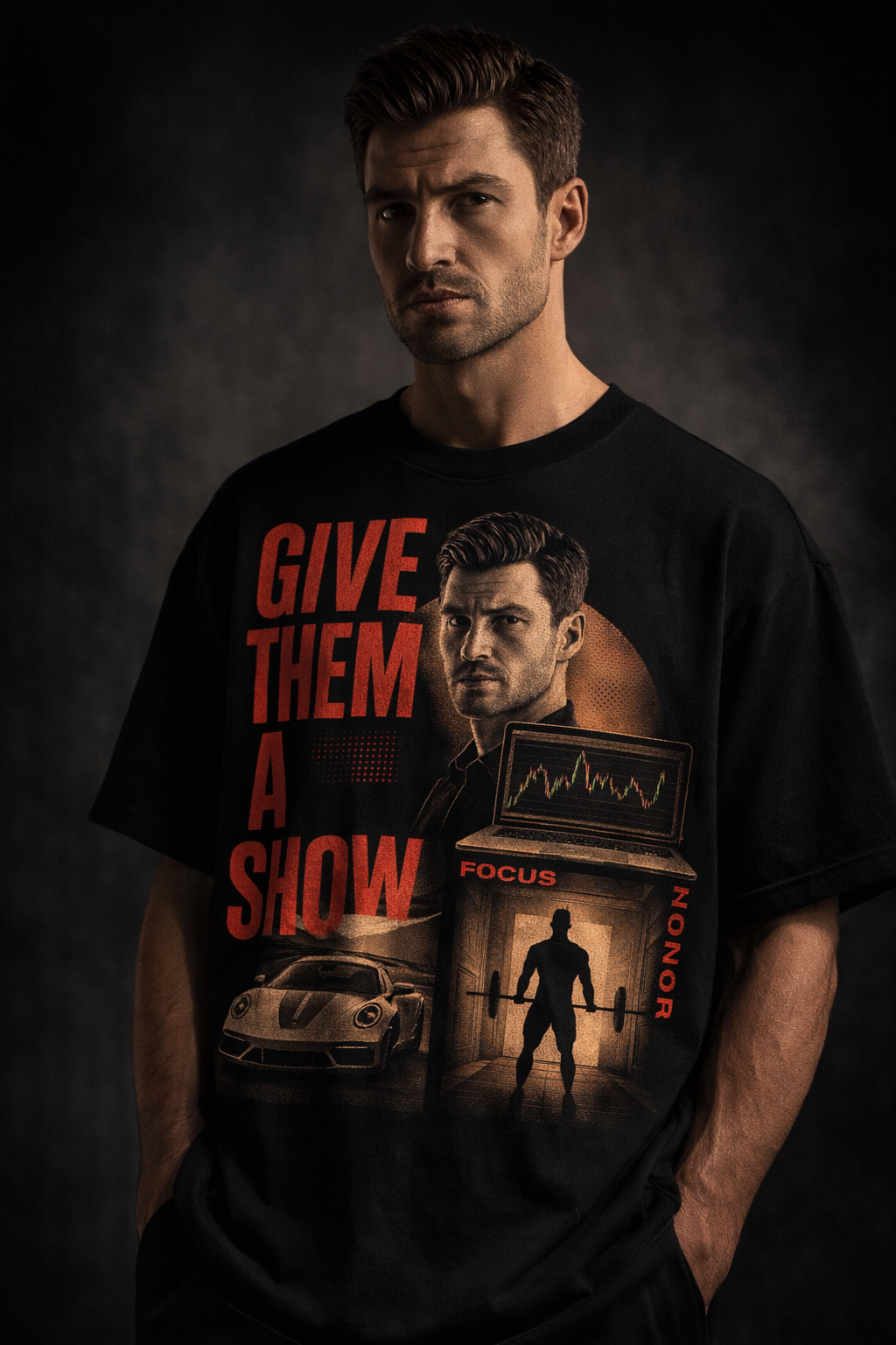 Show them Unisex Terry Oversized Tshirt