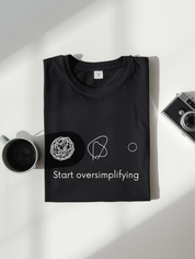 Oversimplifying Unisex Terry Oversized Tee