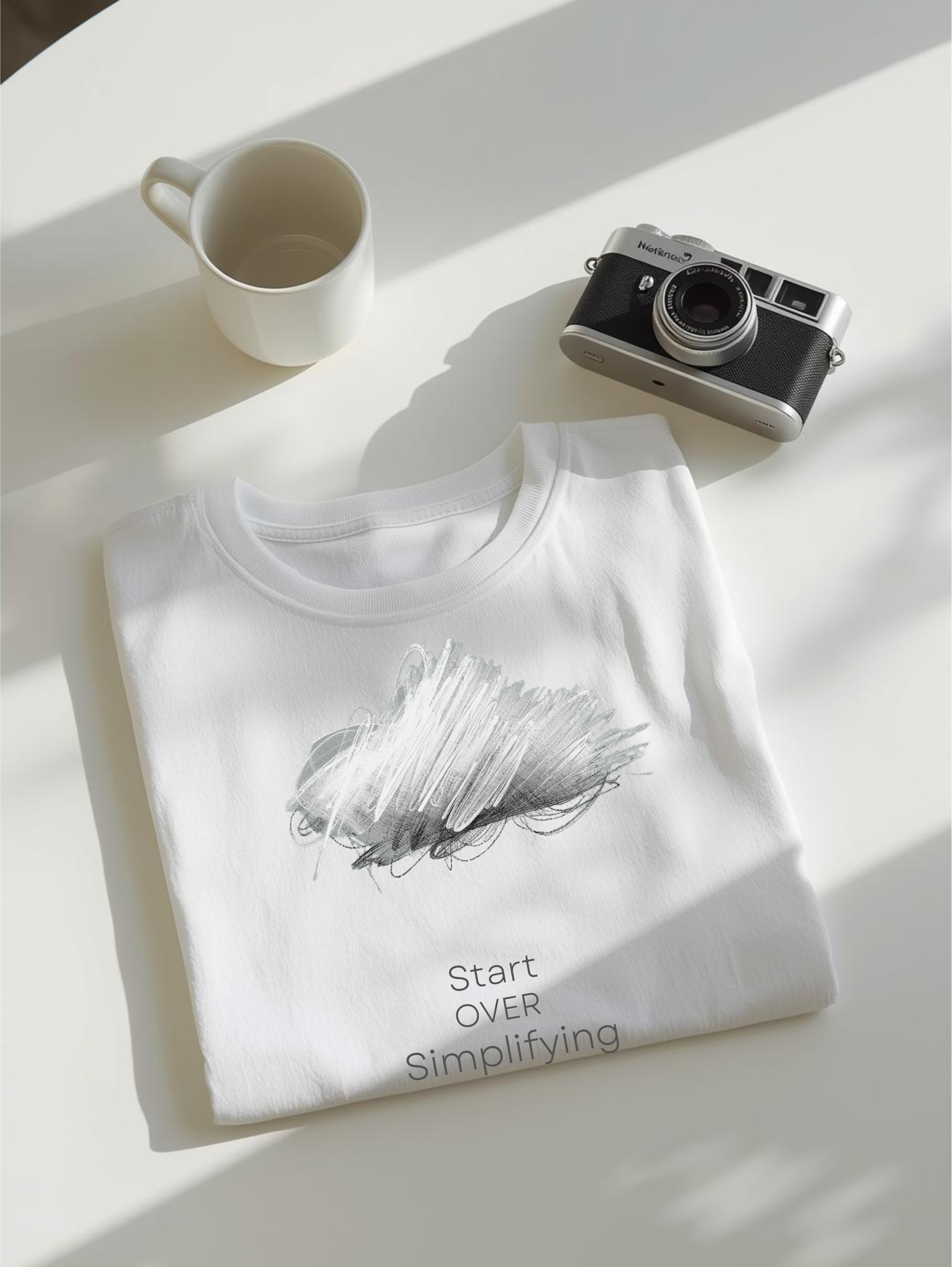 Oversimplifying Unisex Terry Oversized Tee