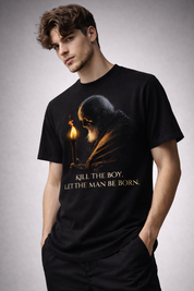 The man black Unisex Stretch T-shirt