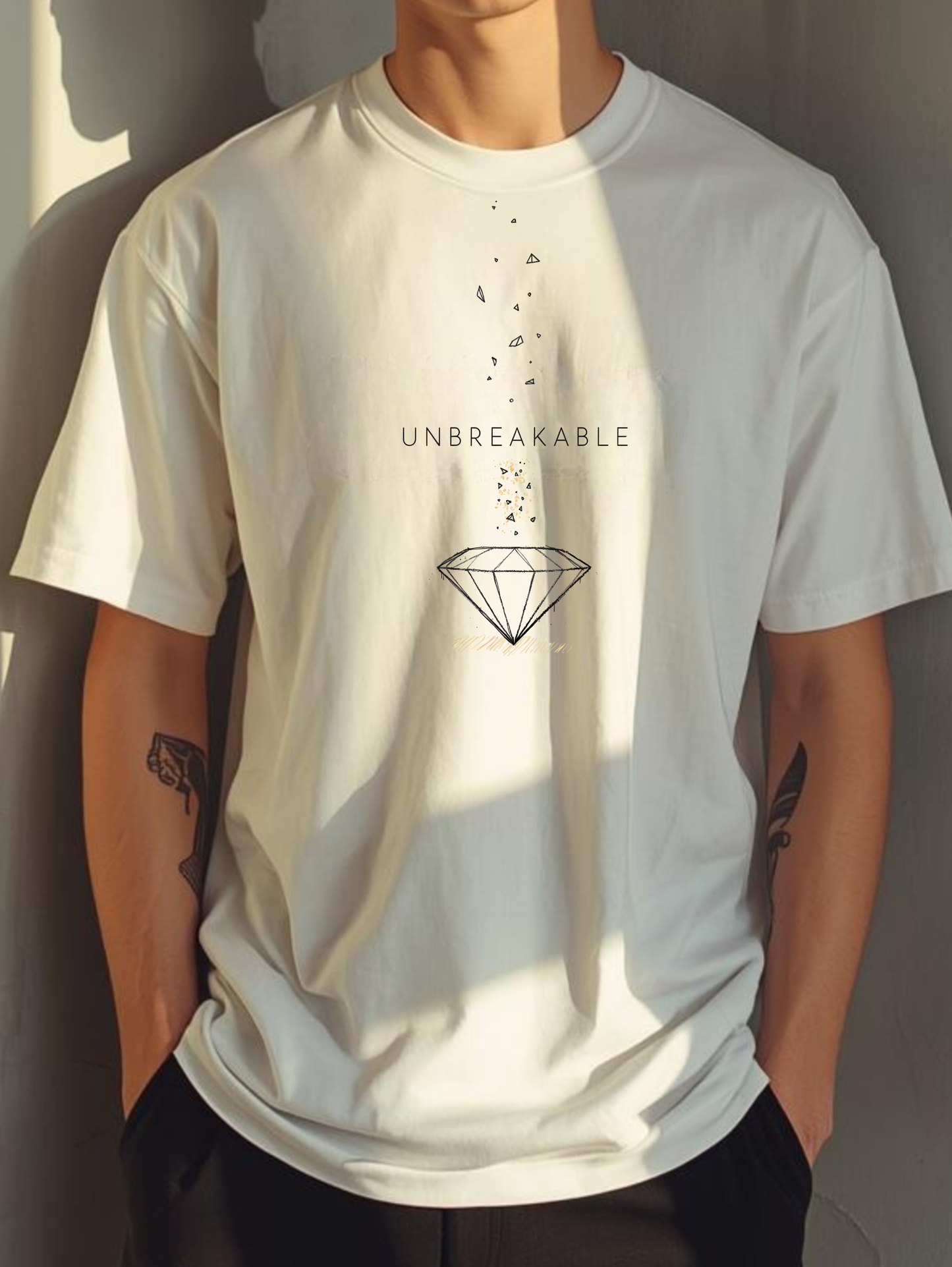 Unbreakable Unisex Terry Oversized Tee