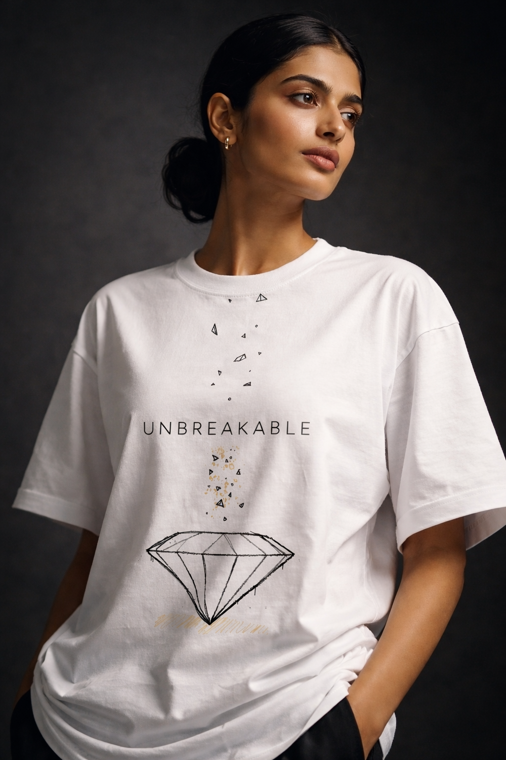 Unbreakable Unisex Terry Oversized Tee