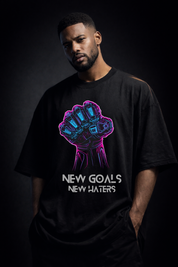 New Goals Unisex Terry Oversized Tshirt