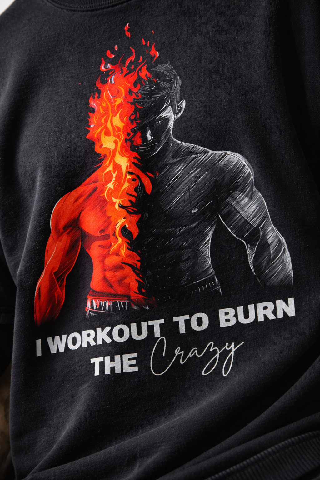 Workout Unisex Terry Oversized Tshirt