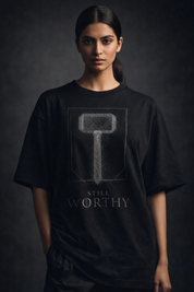 Still worthy Unisex Terry Oversized Tee