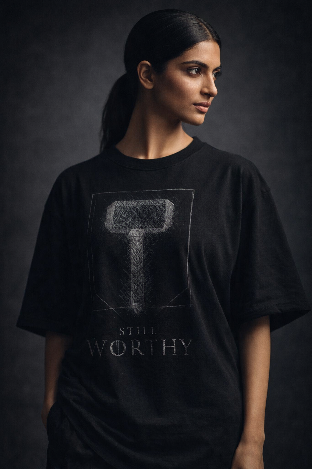 Still worthy Unisex Terry Oversized Tee