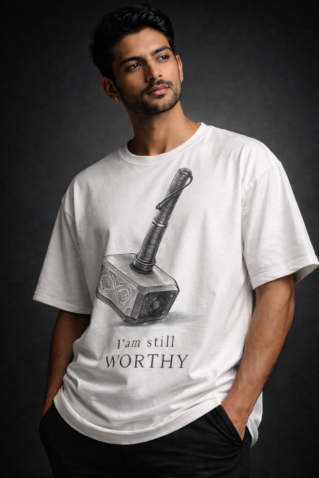 Still worthy Unisex Terry Oversized Tee