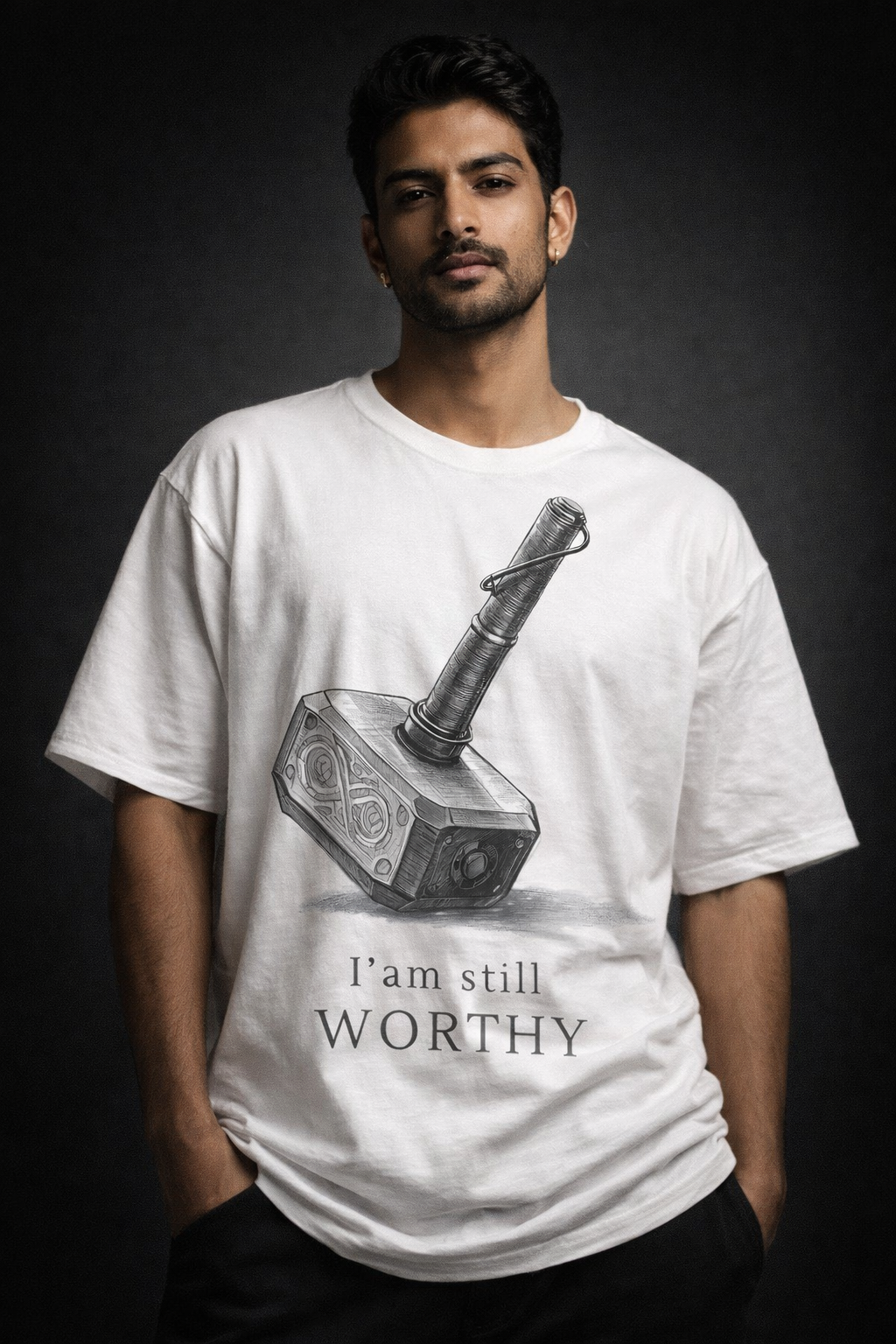 Still worthy Unisex Terry Oversized Tee