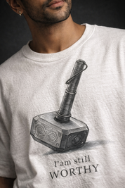 Still worthy Unisex Terry Oversized Tee
