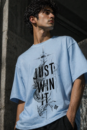 Just win Unisex Terry Oversized Tee