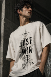 Just win Unisex Terry Oversized Tee
